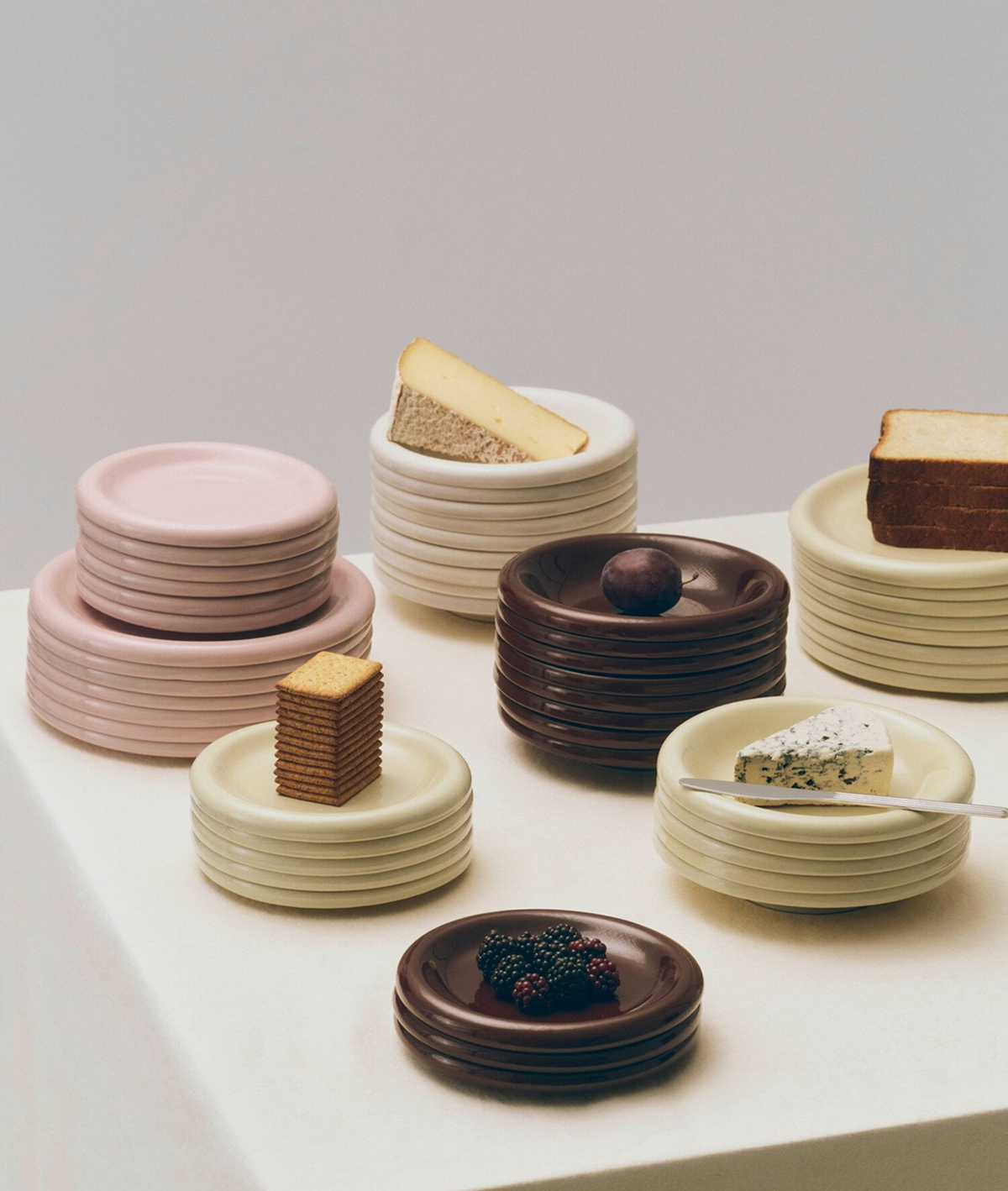 Plate Duo -  Cream