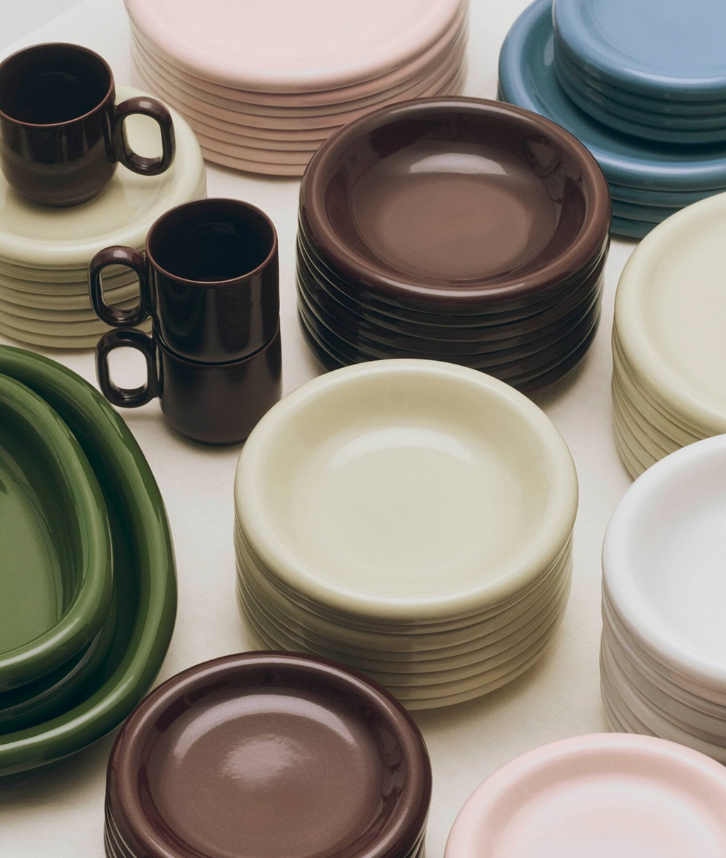 Side Plate Set - Cream